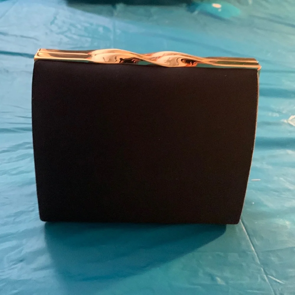 Almost new Nordstrom Brand Satin Evening Bag in Black